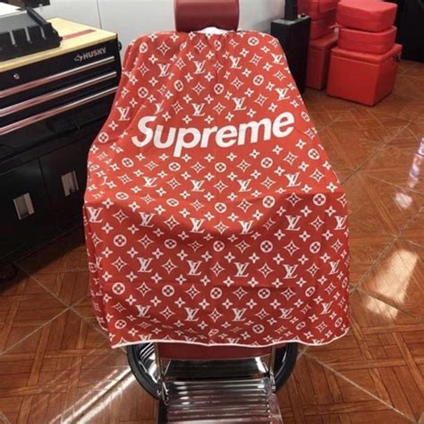 supreme x louis vuitton barber cape|supreme x Louis Vuitton hoodie.